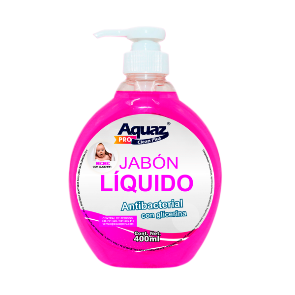 JABÓN LÍQUIDO ANTIBACTERIAL DISPENSADOR  400 ml